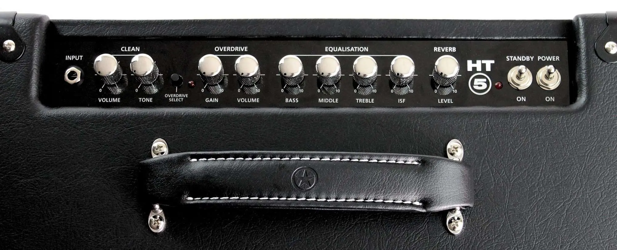 Blackstar HT-5R is powered by one 12AX7 preamp tube and one 12BH7 power tube. 