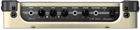 There are two channels, clean and overdrive, and a two-band EQ.