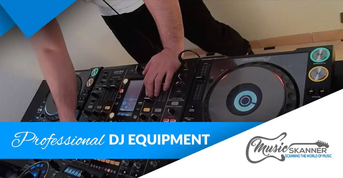 Professional DJ equipment