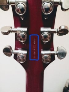 Dean Guitar Serial Number Example