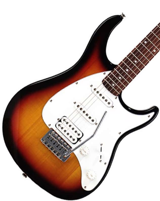 shape of the body is a modified Stratocaster with a bit thinner horns
