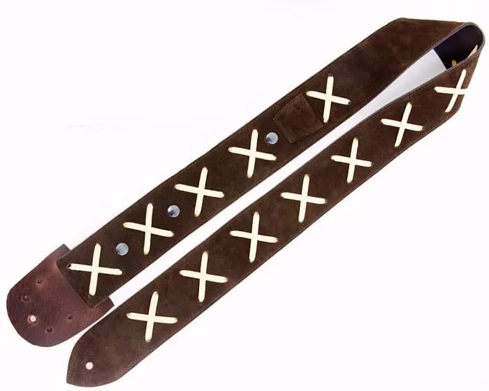 What makes this guitar strap so unique is the fact that it used to belong to Jimmy Hendrix.