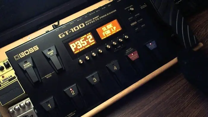 boss gt100 advanced line of guitar effects processors