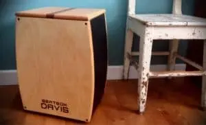 The Cajon drum, unusual percussion instrument