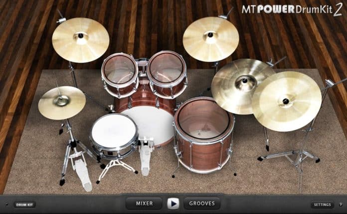 mt power drum kit metal
