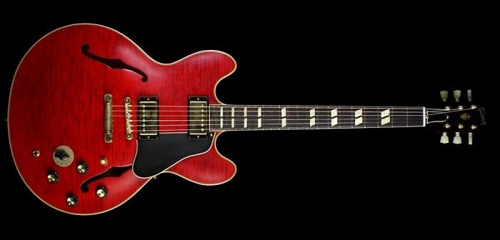 ES 345 body is features archtop design, and two distinct f holes