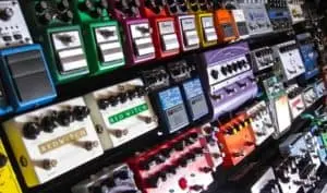 Different guitar pedals
