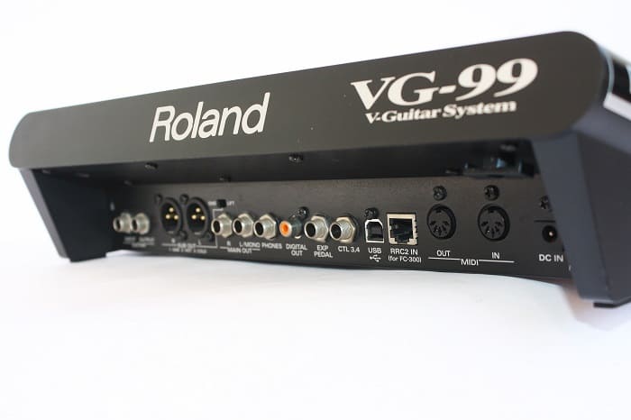 roland vg99 V-Guitar system back side