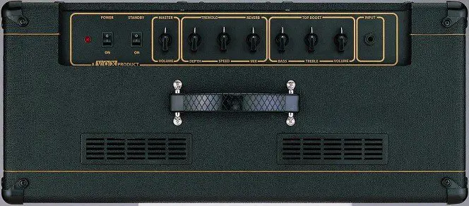 In terms of controls there are two main clusters on top of the amp.