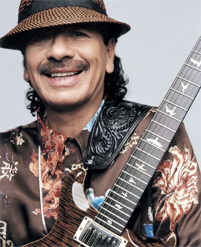 Santana and his guitar