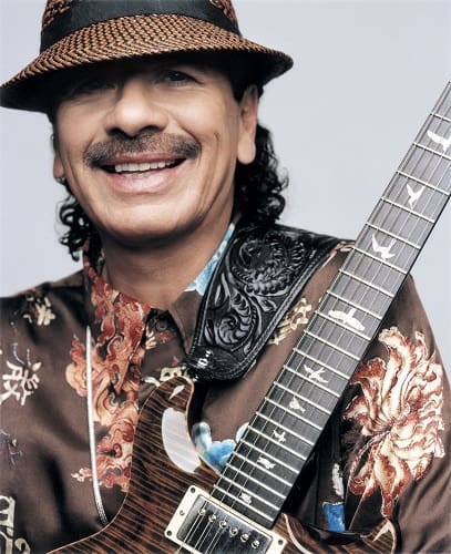 guitar santana plays