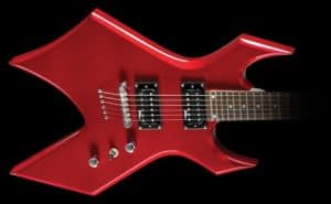 b.c. rich warlock one red color image - Body shape