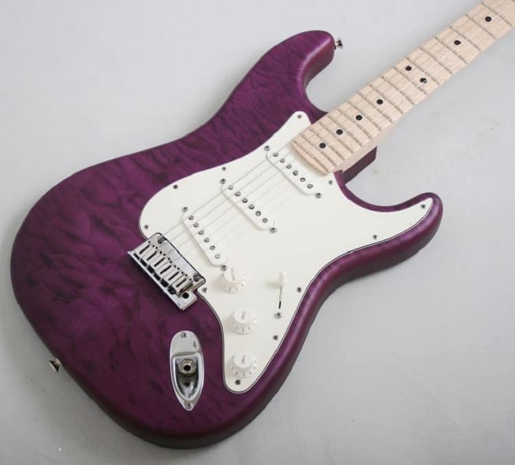 purple fender stratocaster body
