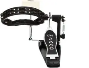 tambourine foot pedal - a very simple device which allows the drummer to have tambourine at their disposal at any time during the performance.