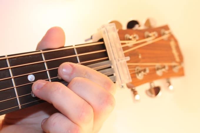 place each finger on the specific fret