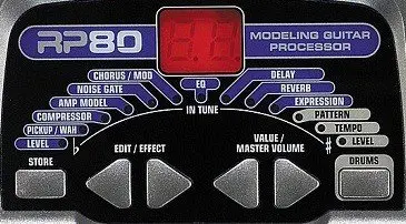 RP80 main controls