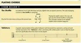 Playing chord lesson