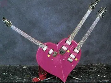 love heart guitar