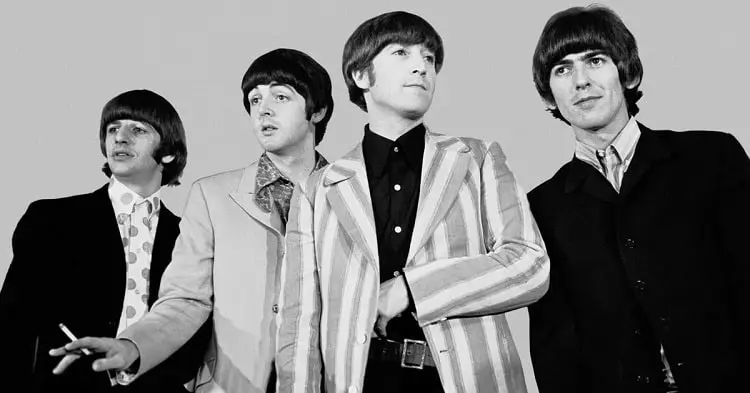 old beatles whole group image 