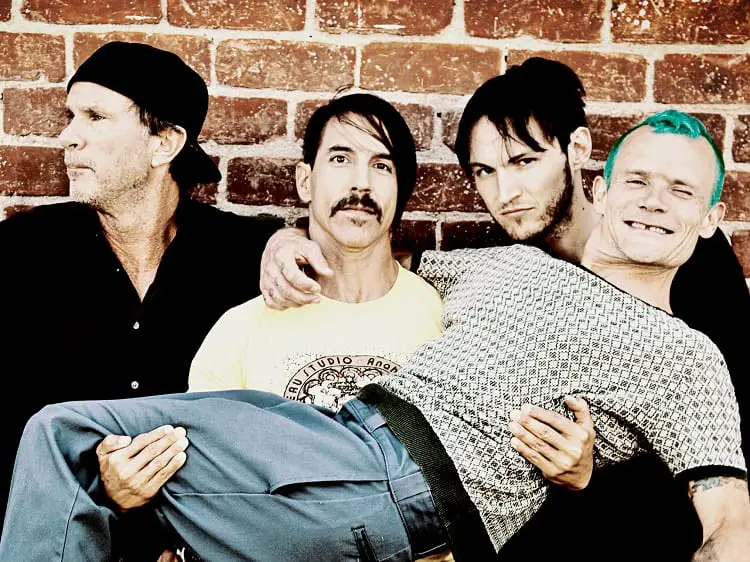 Red Hot Chili Peppers road tripping