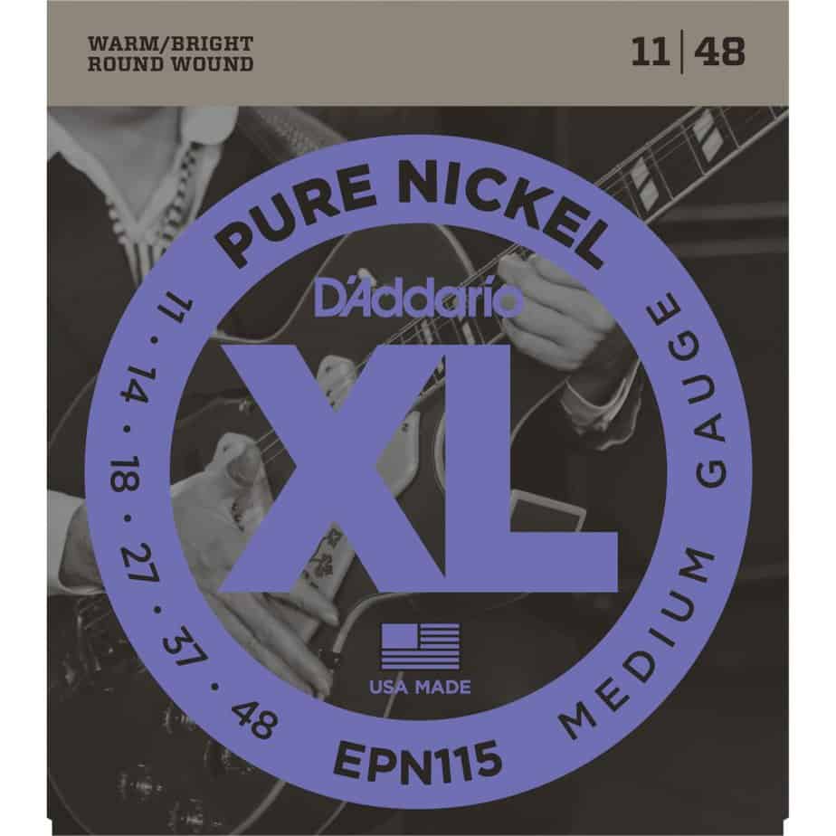 D'Addario EPN115 Pure Nickel strings